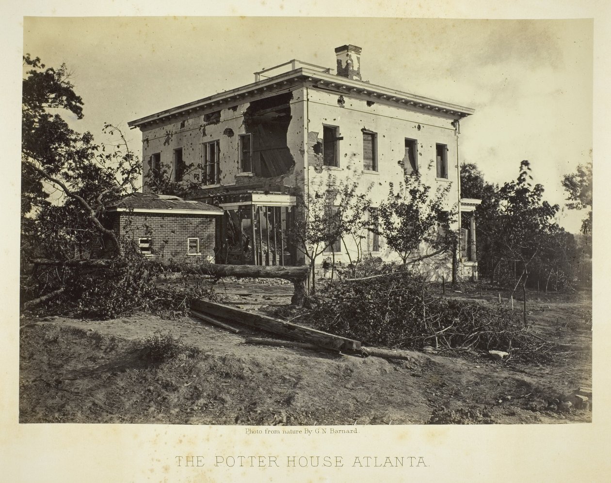 The Potter House Atlanta av George N. Barnard