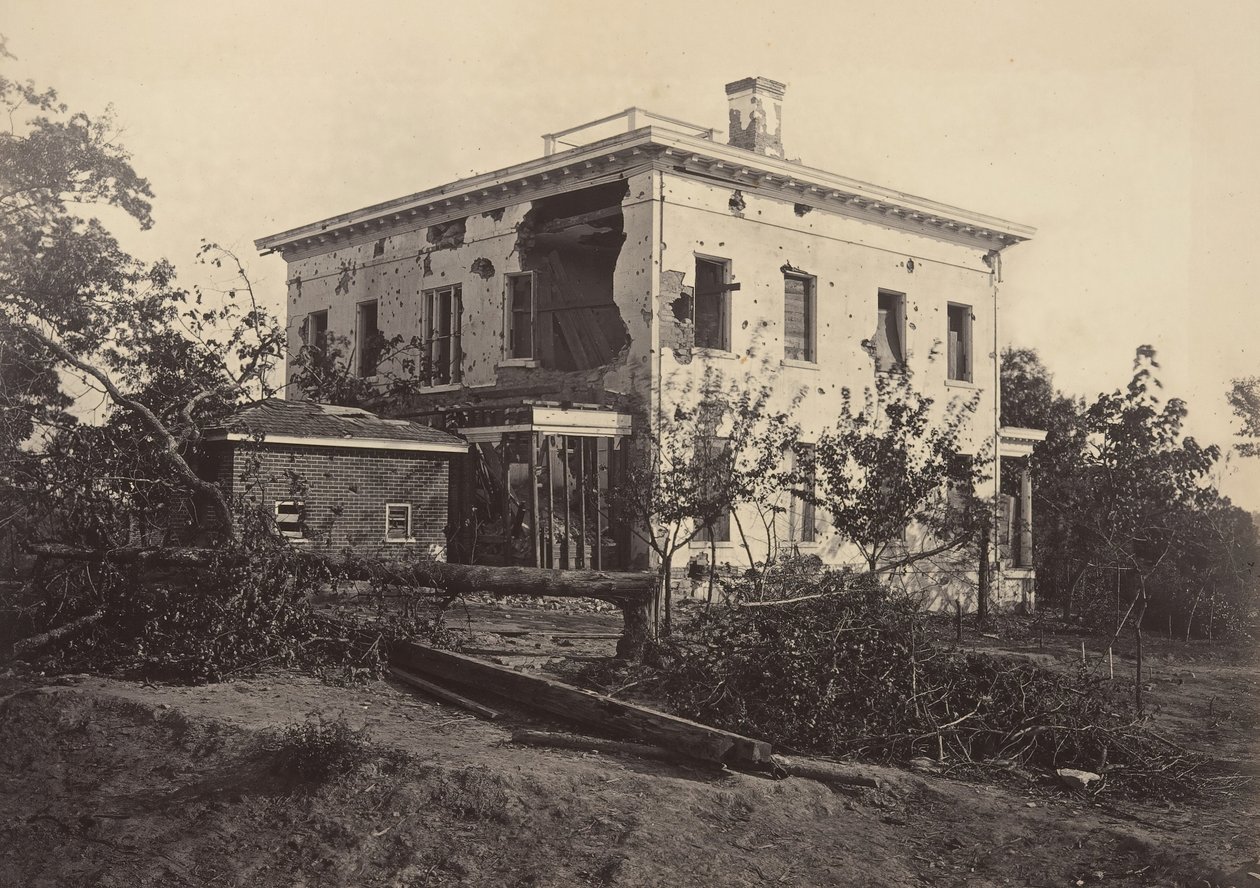 The Potter House, Atlanta, 1860-talet. av George N. Barnard