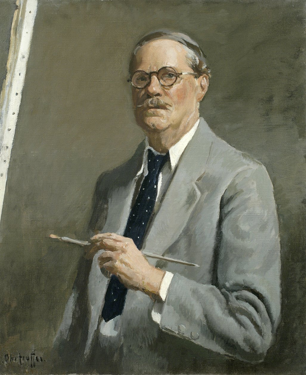 Självporträtt av George Oberteuffer