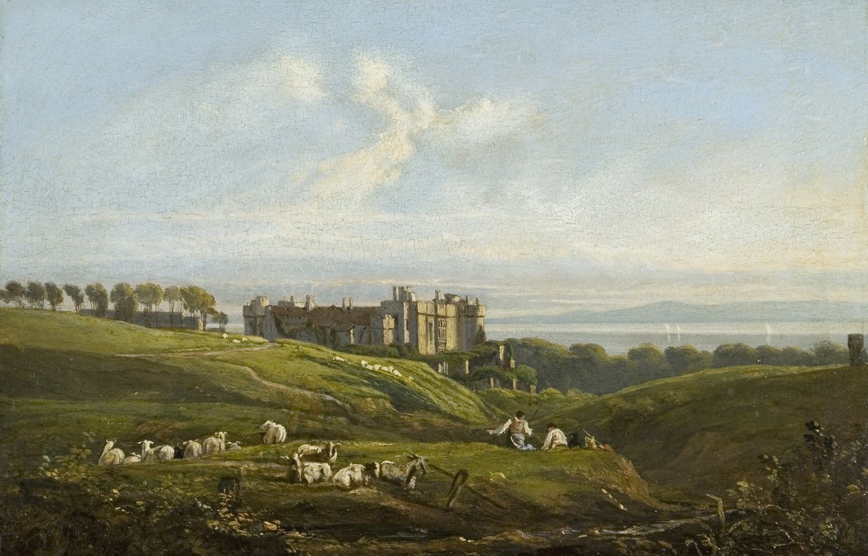 St. Donats slott av George Orleans Delamotte
