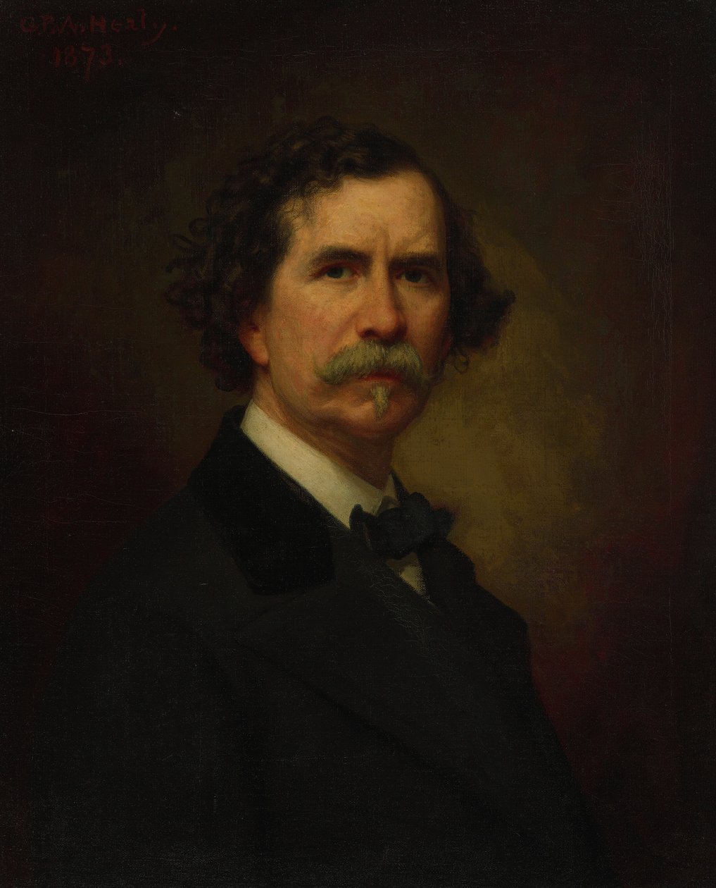 Självporträtt, 1873. av George Peter Alexander Healy