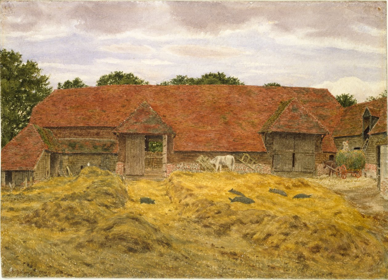 Red Barn i Whitchurch, 1868 av George Price Boyce