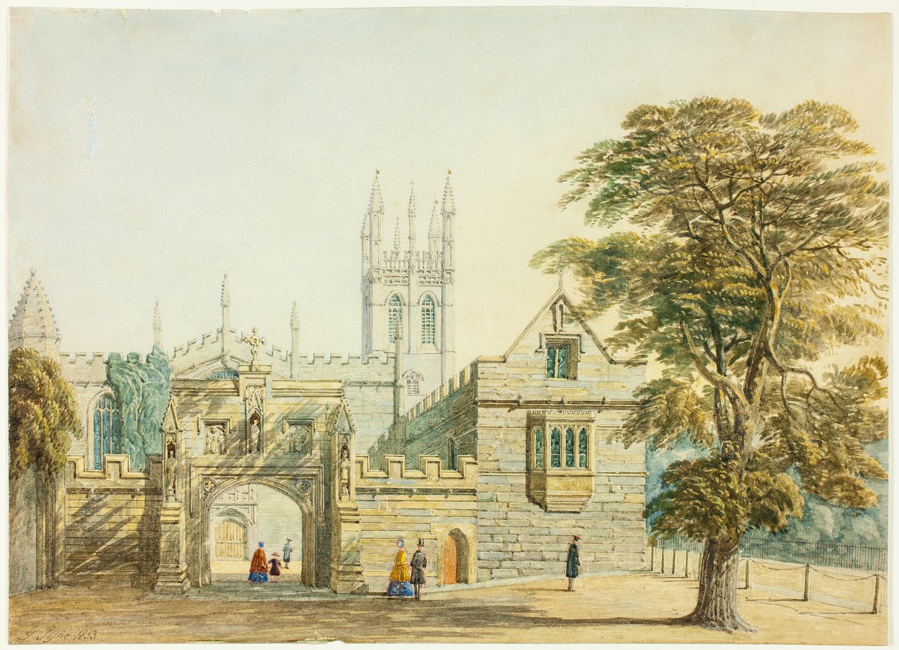 Magdalen College and Tower, Oxford av George Pyne