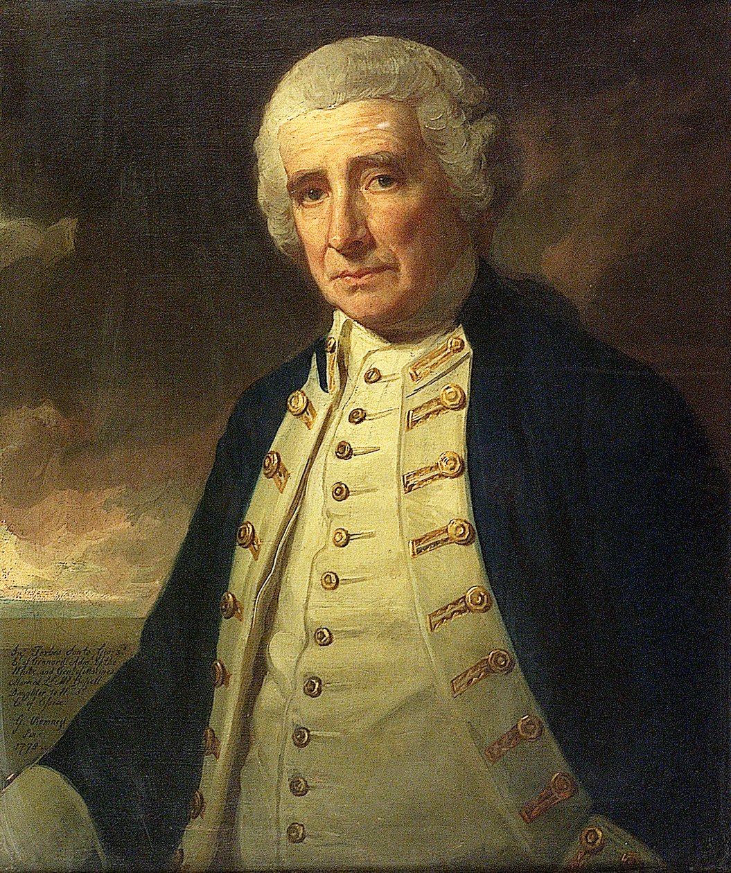 Amiral John Forbes (1714-1796) av George Romney