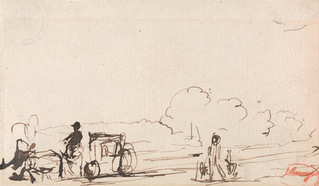 Vagn på landsväg av George Romney