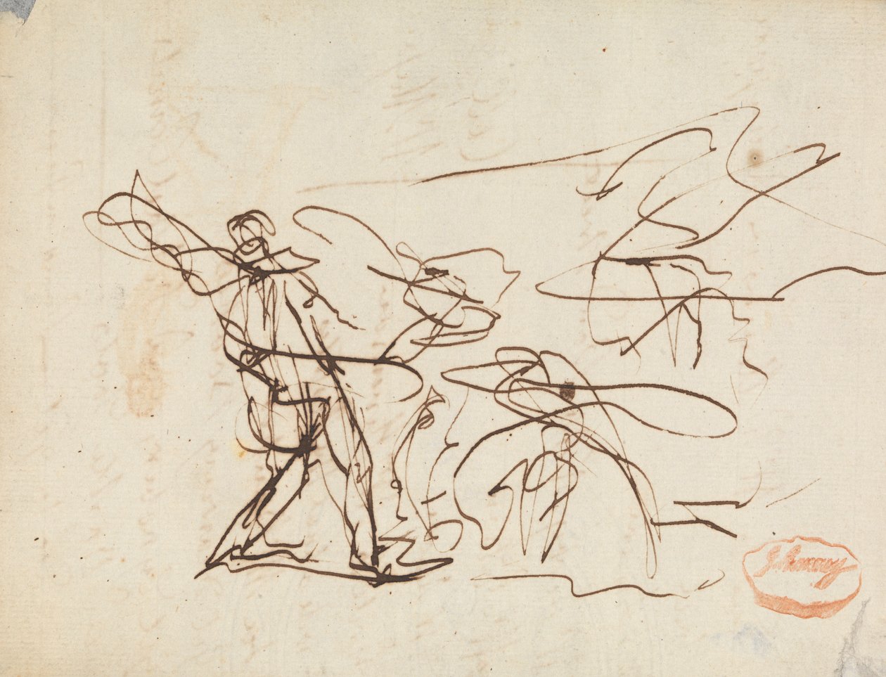 Figurkompositionsstudie 25 av George Romney