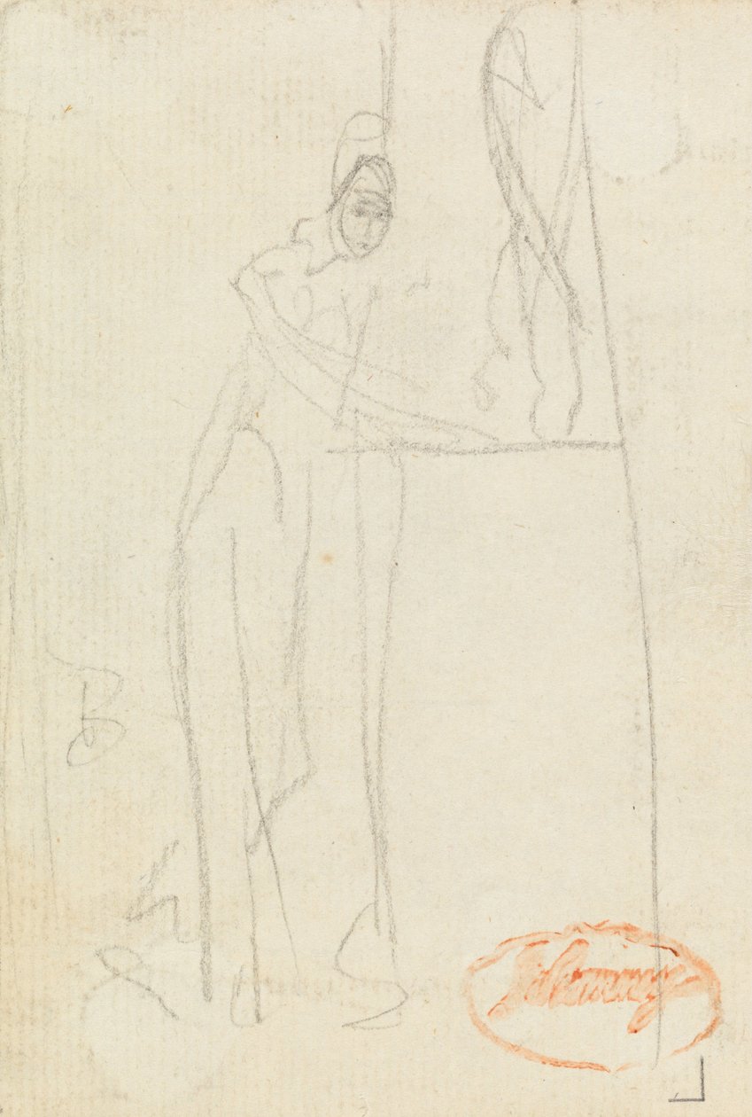 Figur Studie tretton av George Romney