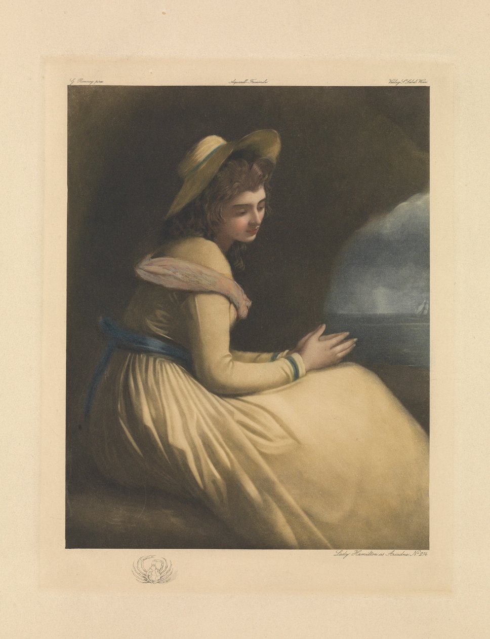 Ariadne - Lady Emma Hamilton av George Romney