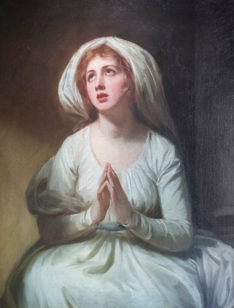 Lady Hamilton vid bön av George Romney