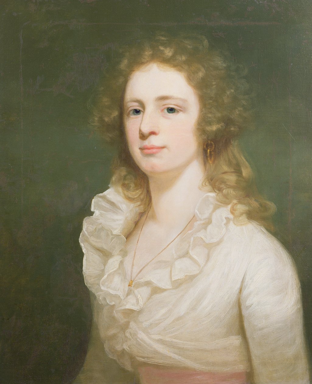 Porträtt av Miss Law av George Romney