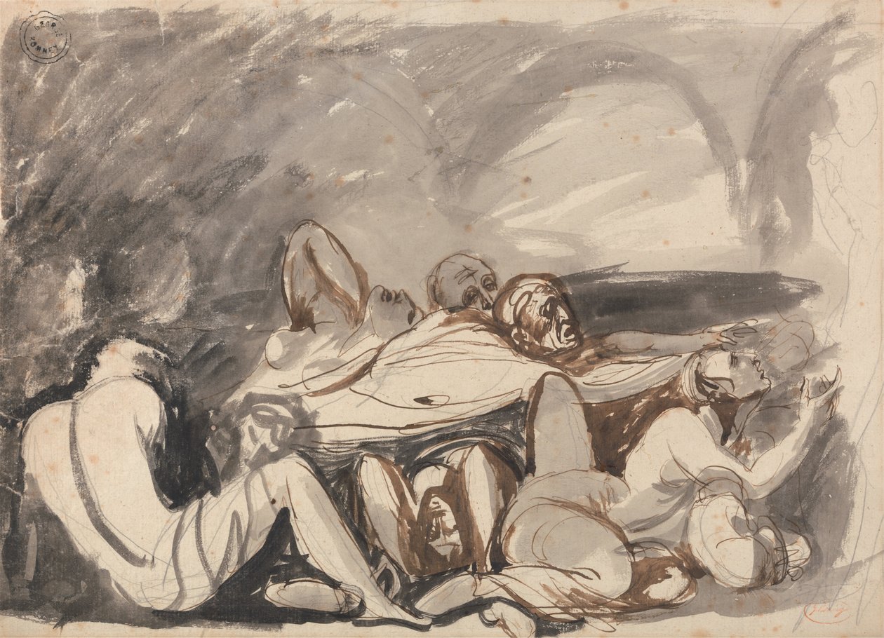 Fängelsescen av George Romney