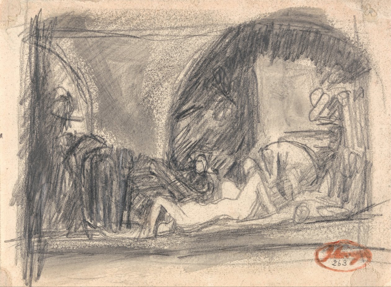 Fängelsescen av George Romney