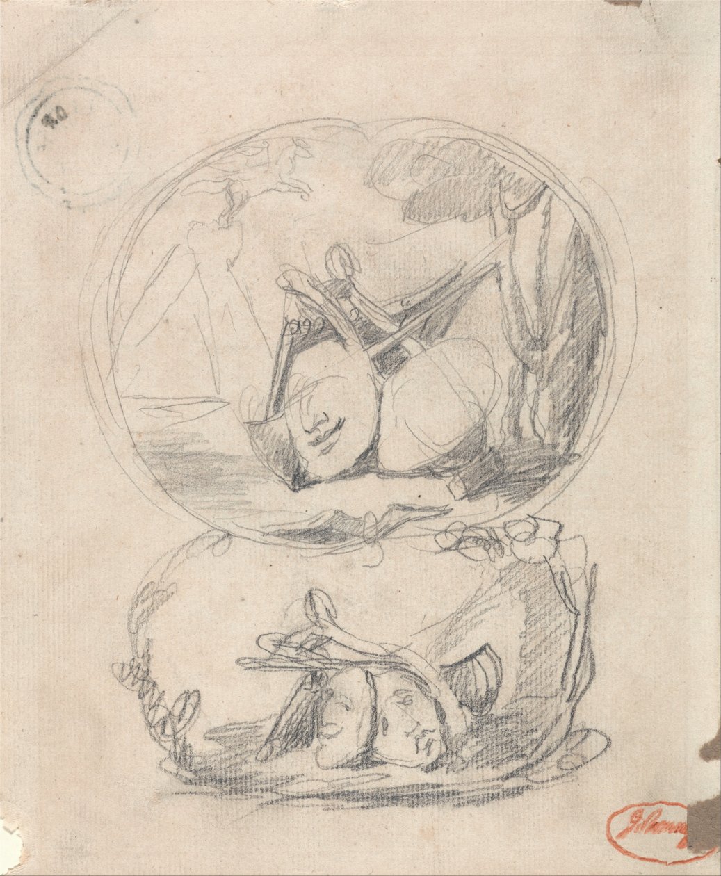 Richard Cumberland Frontispiece av George Romney