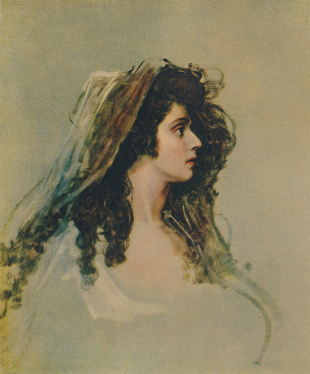Sarah Siddons, 1755-1831, c1785, 1948. av George Romney