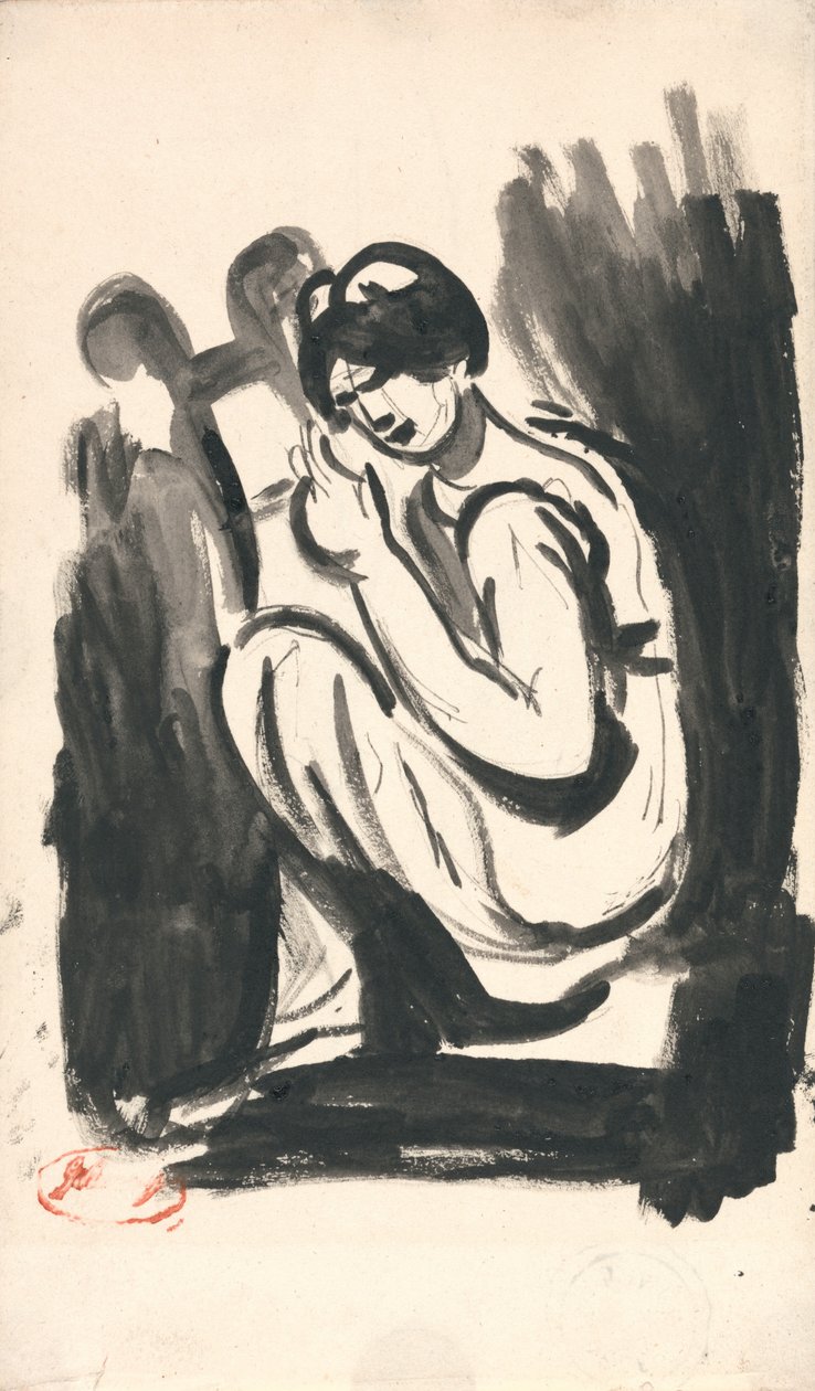 Sittande figur av George Romney