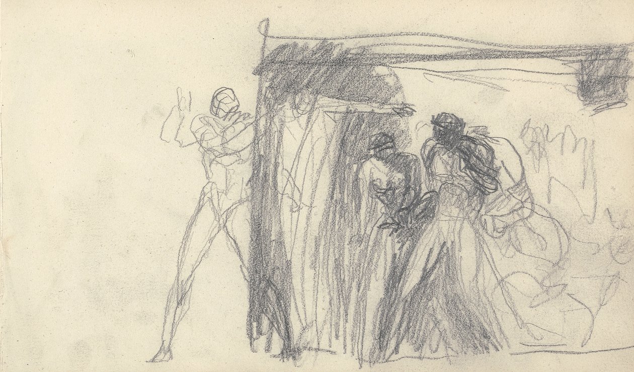 Skissbok Ritning av George Romney