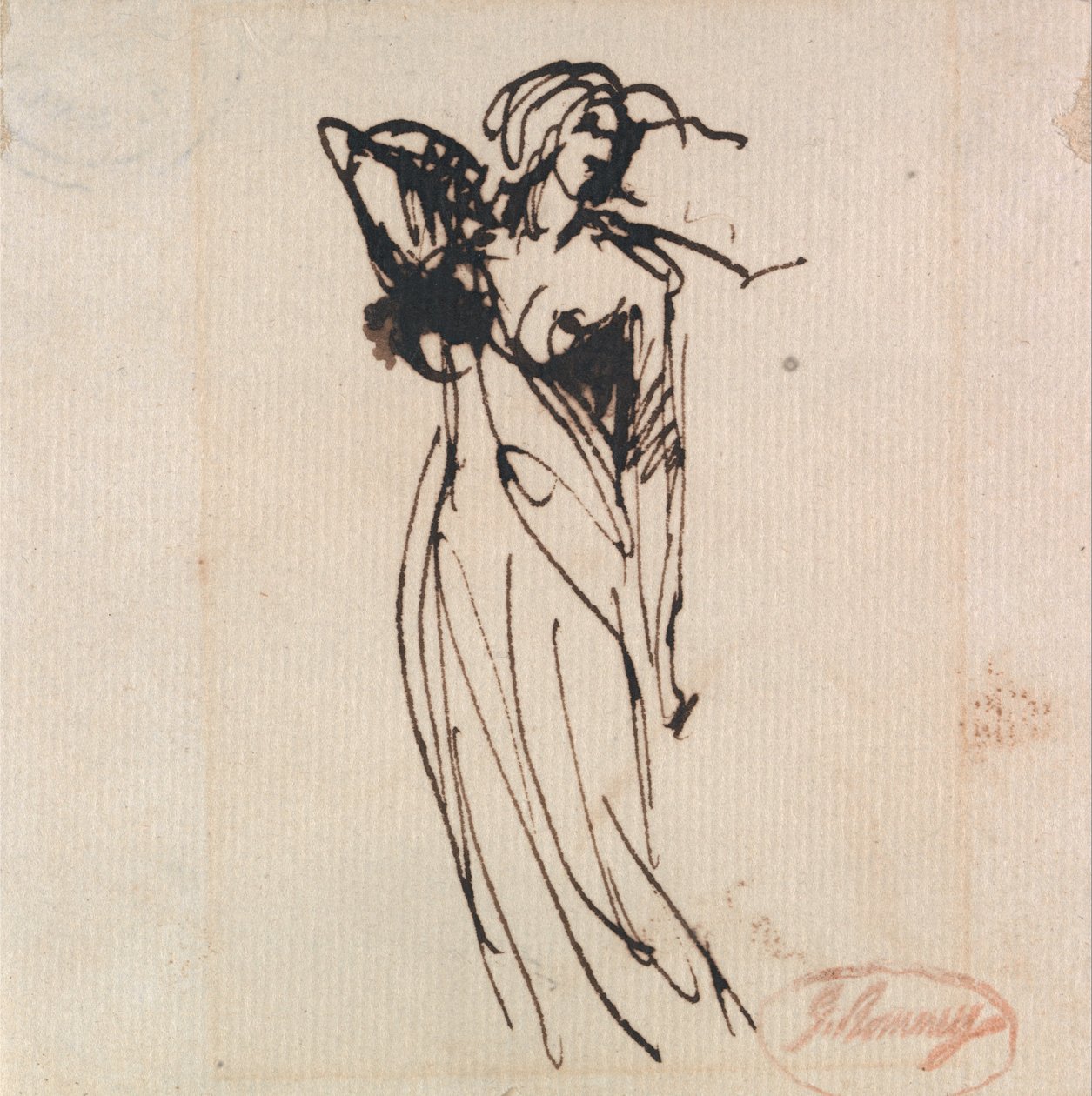 Stående kvinnofigur av George Romney
