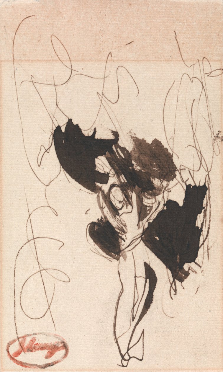 Stående mansfigur av George Romney