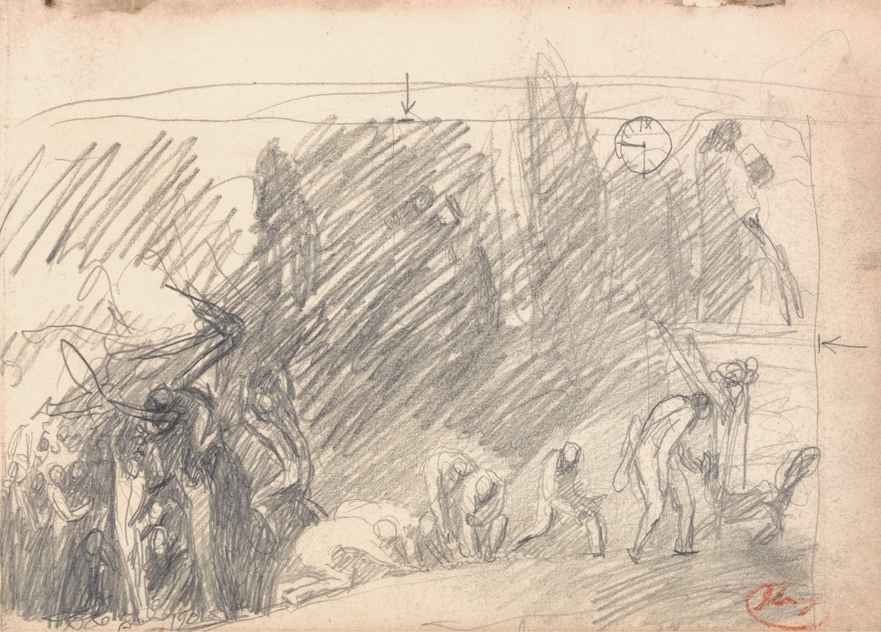 Oidentifierat ämne av George Romney
