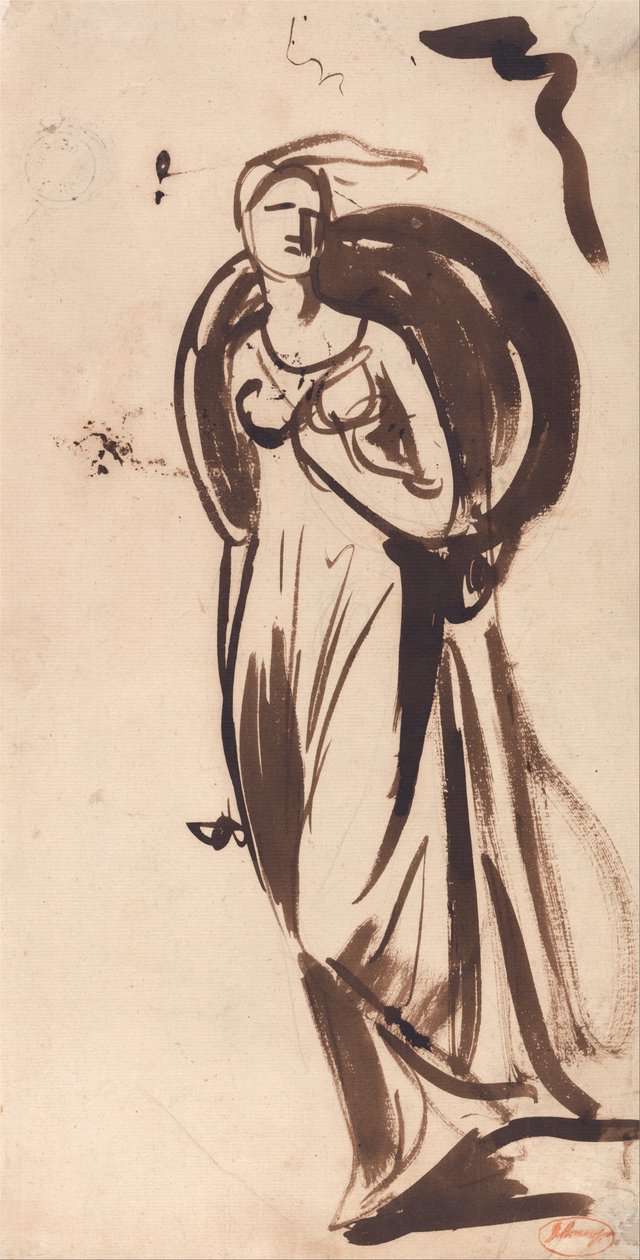 Hebe - Viscountess Bulkeley av George Romney