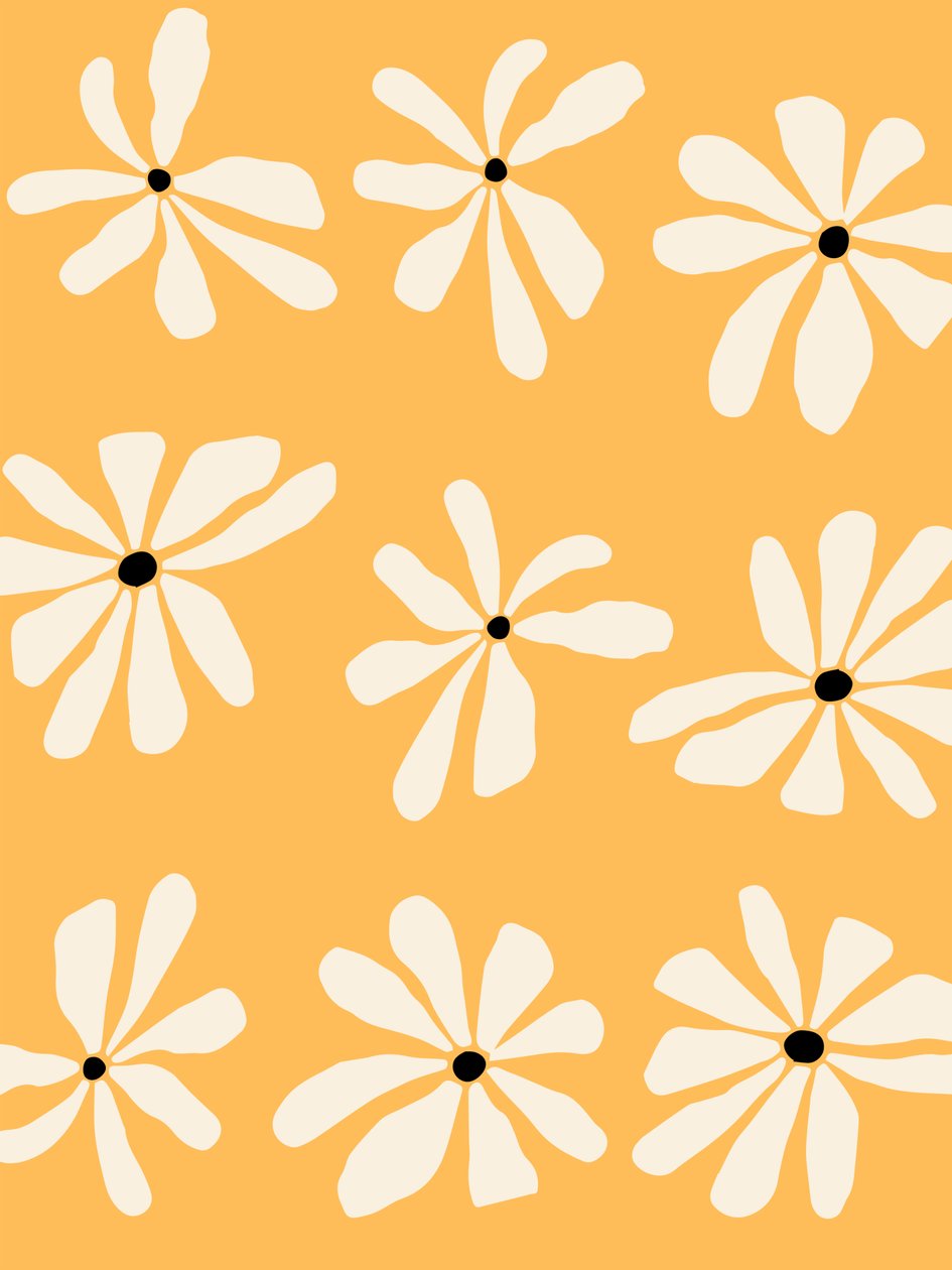 Flower Power, 2023 (målning på duk) av George Rosaly