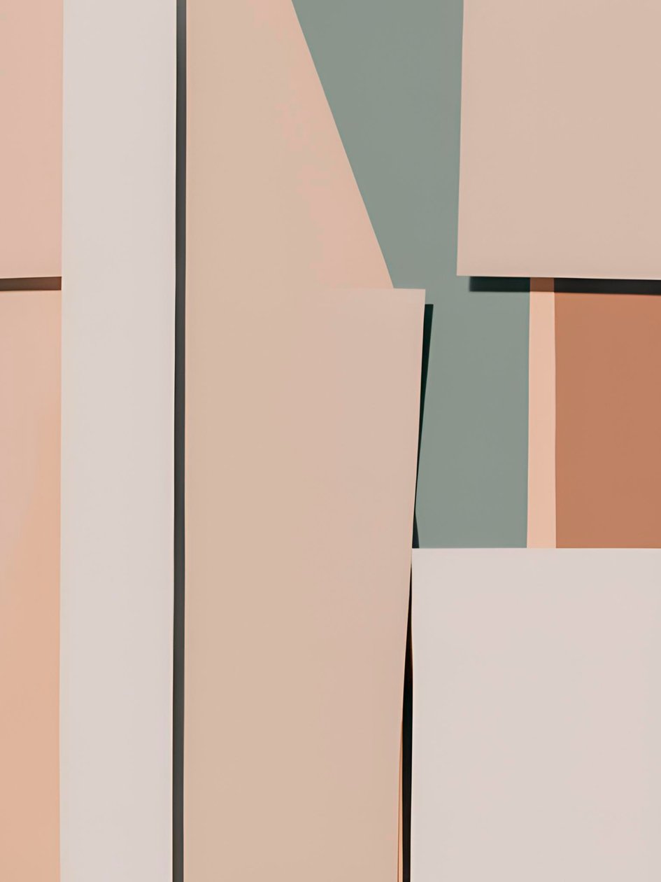 Structured Serenity, 21:a århundradet (målning) av George Rosaly