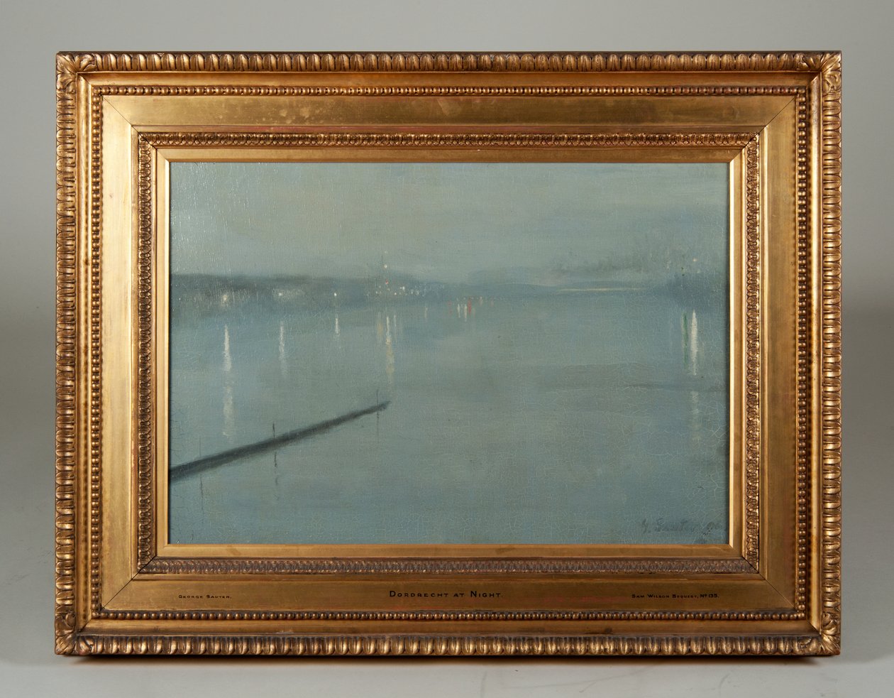 Dordrecht, Nederländerna, på natten av George Sauter