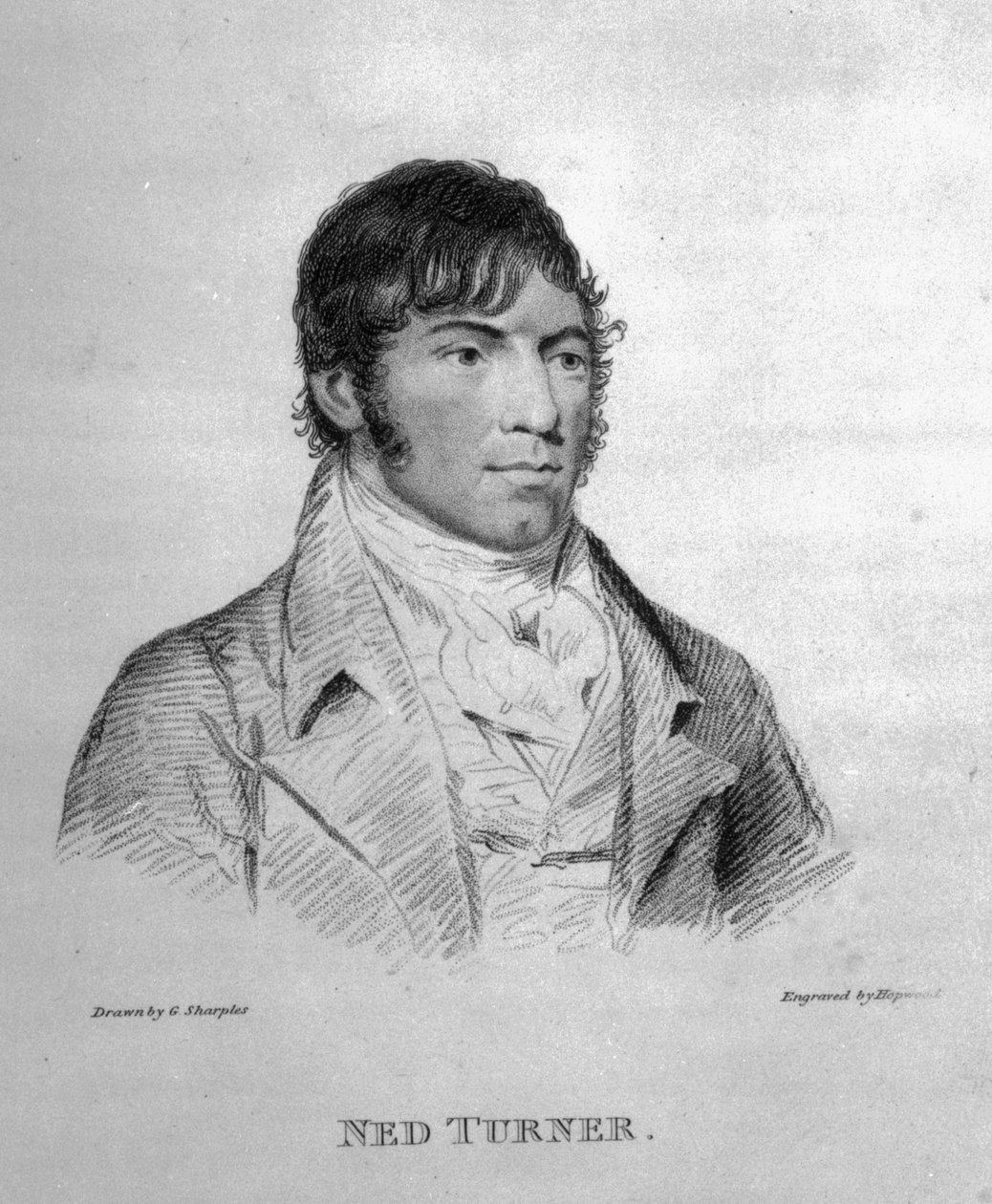 Ned Turner, graverad av Hopwood av George Sharples