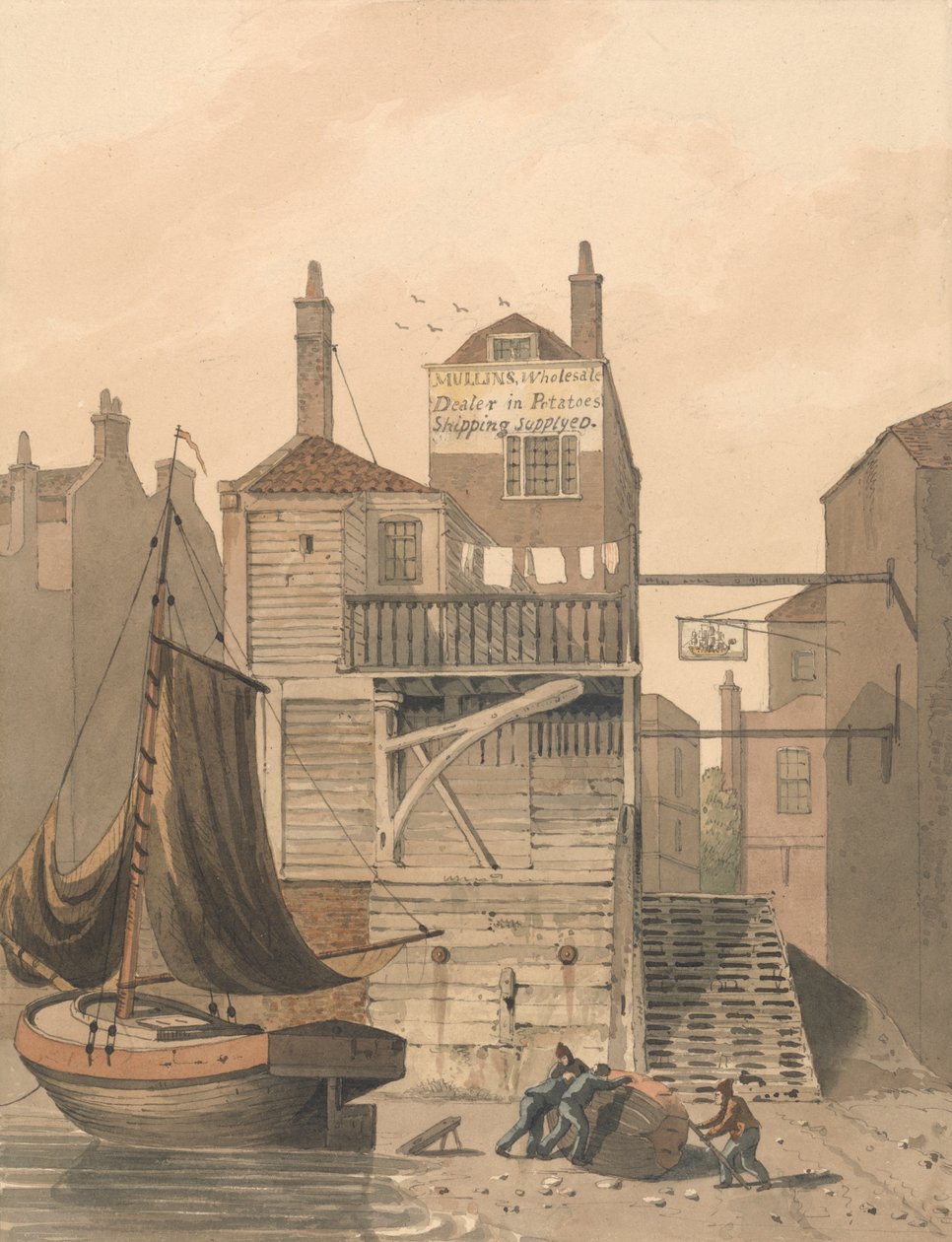 Shadwell vid Ship Inn av George Shepheard