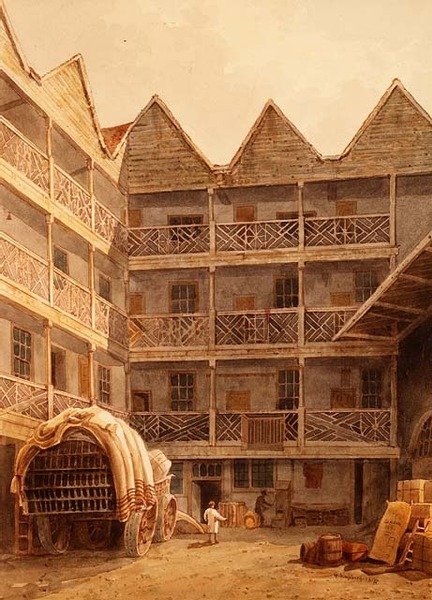 Bull and Mouth Inn av George Shepherd