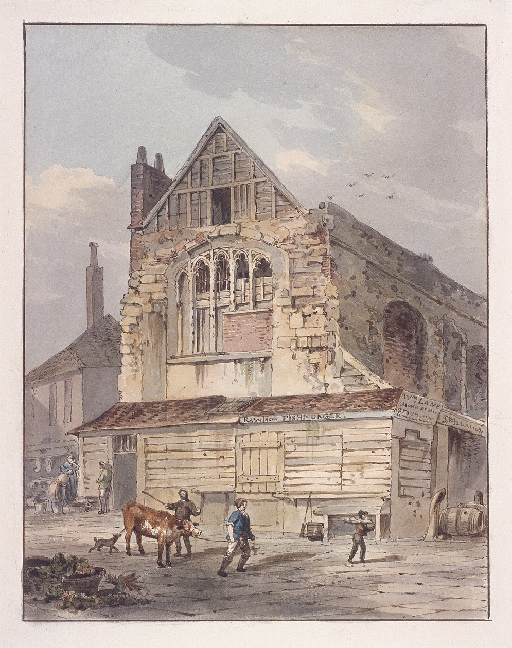 Leadenhall Chapel, London, c1810 av George Shepherd