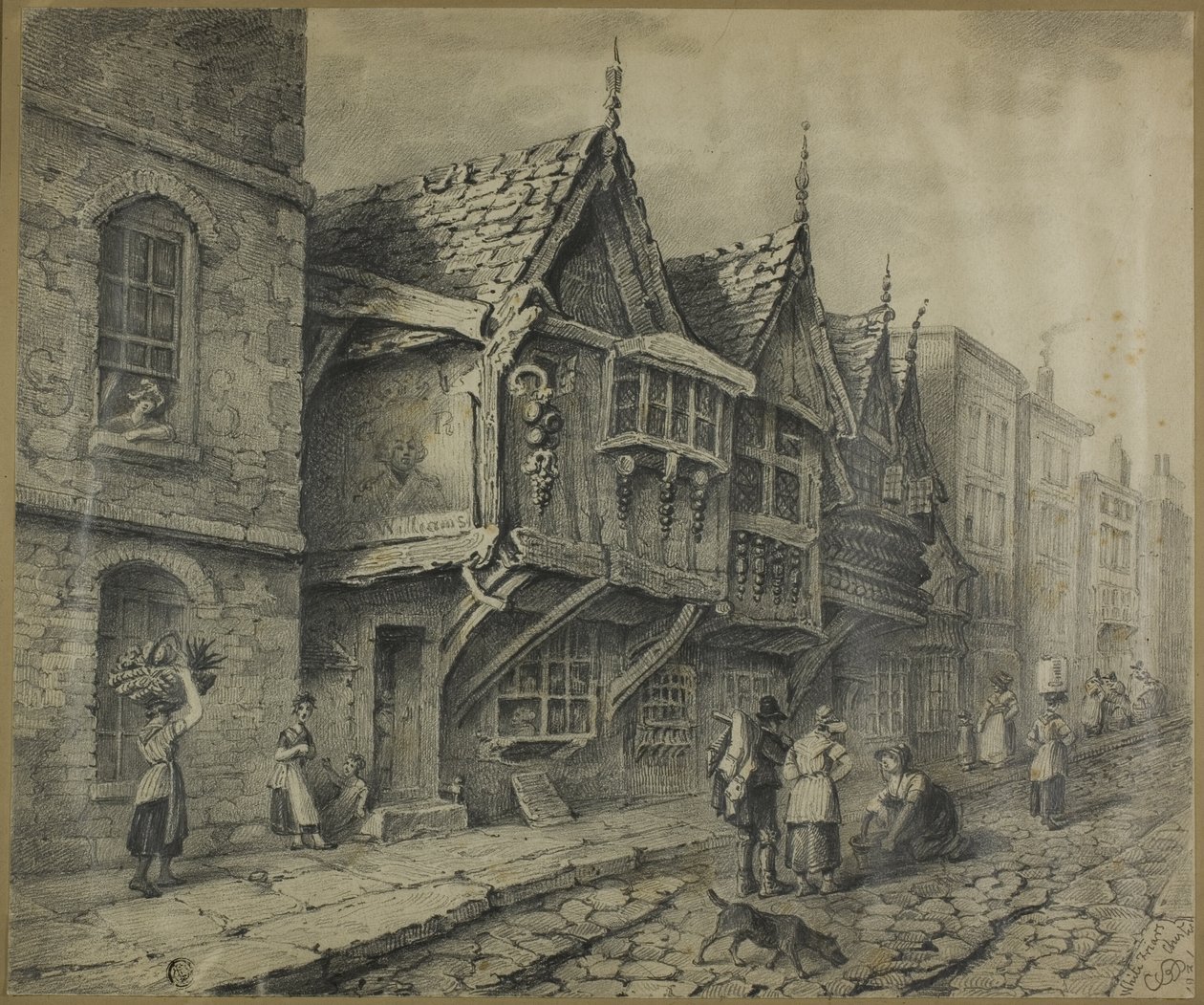 White Friars, Chester av George Sidney Shepherd