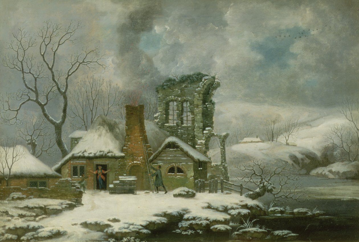 Vinter scen av George Smith