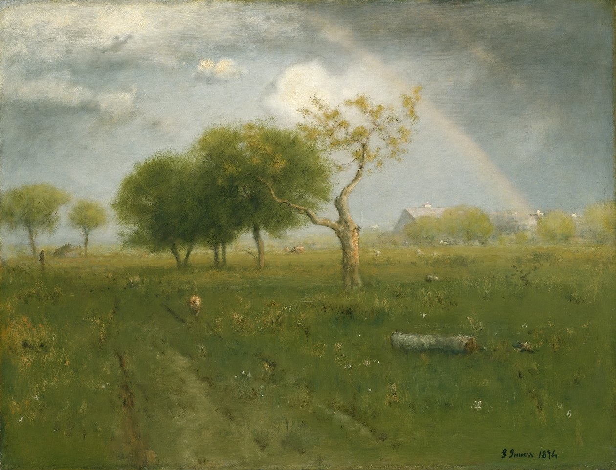 Efter en sommardusch, 1894 av George Snr. Inness