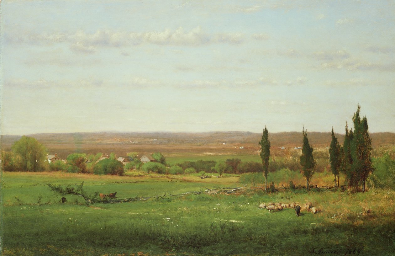 Nära Eagleswood, 1869 av George Snr. Inness