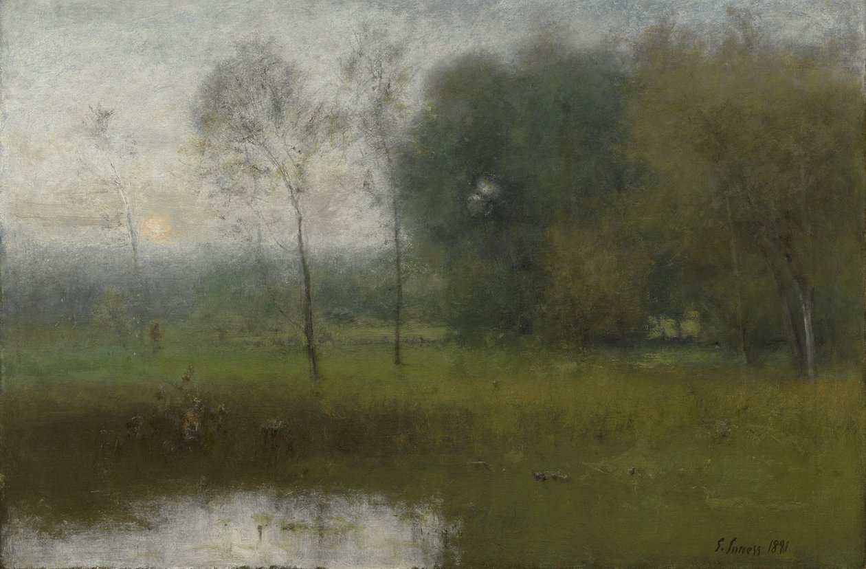 New Jersey Landskap, 1891 av George Snr. Inness
