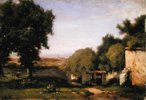 Porten vid Albano av George Snr. Inness