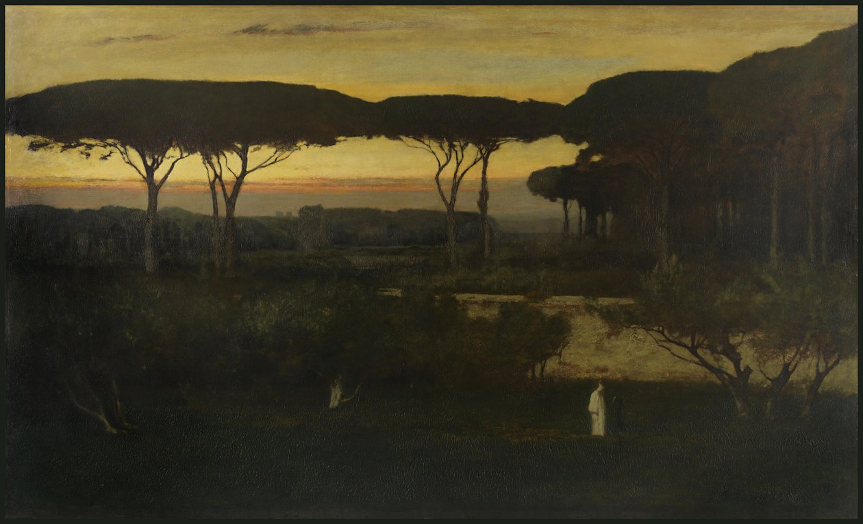 Munken, 1873 av George Snr. Inness