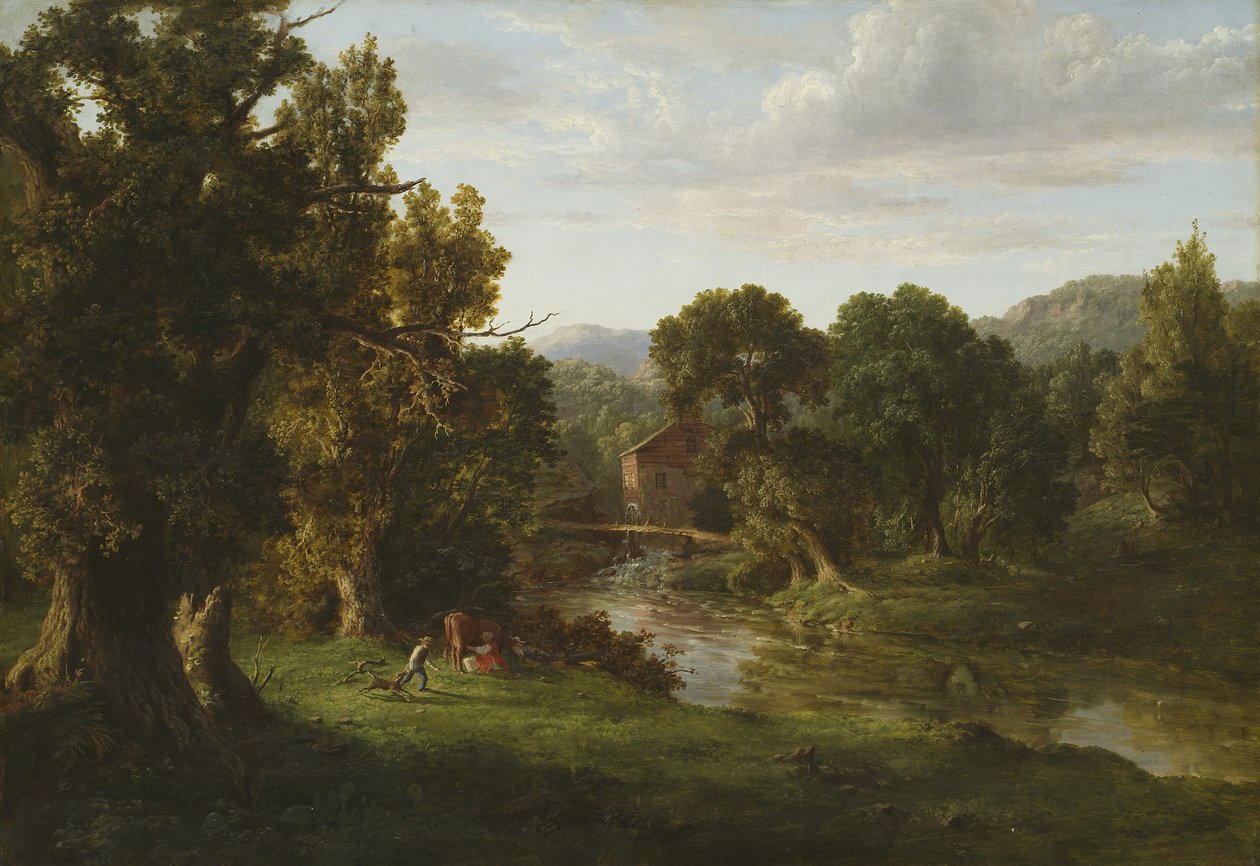 Den gamla kvarnen, 1849 av George Snr. Inness