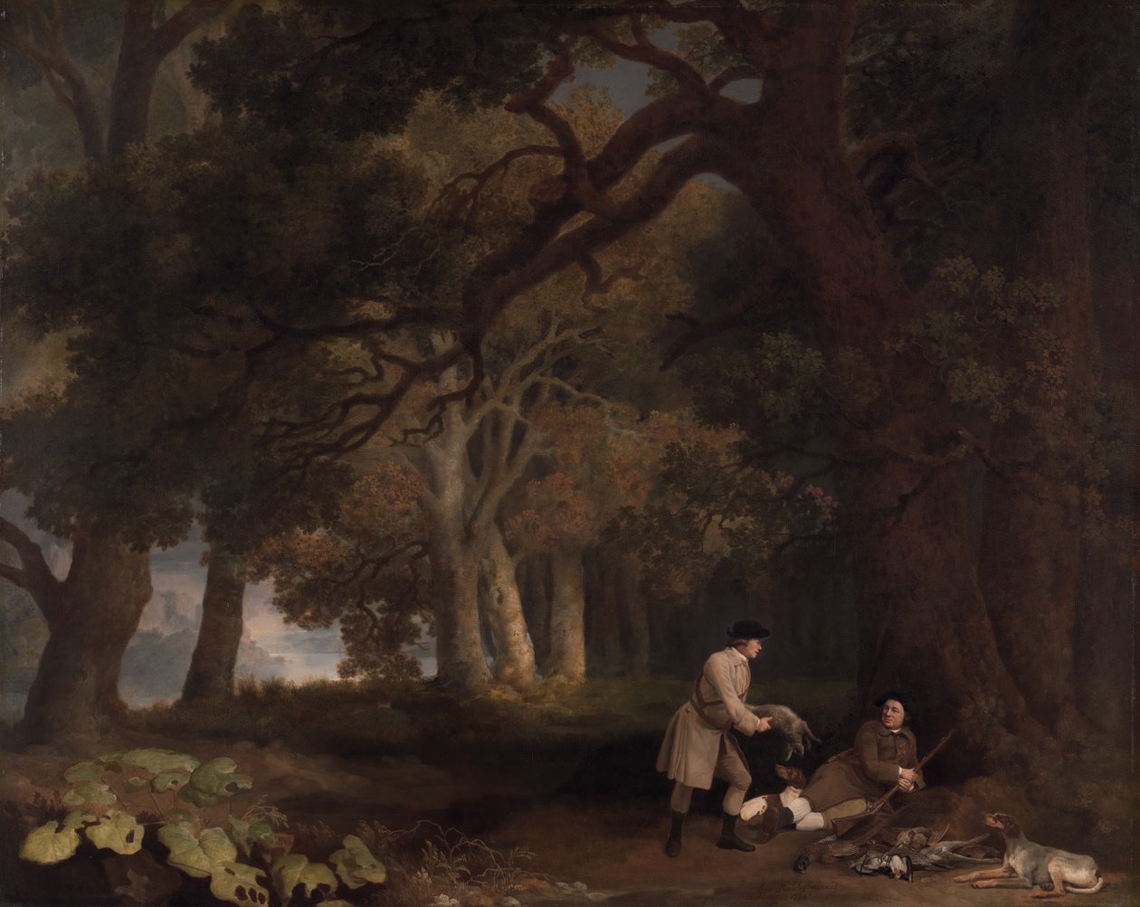 En vila efter skjutning, 1770. av George Stubbs