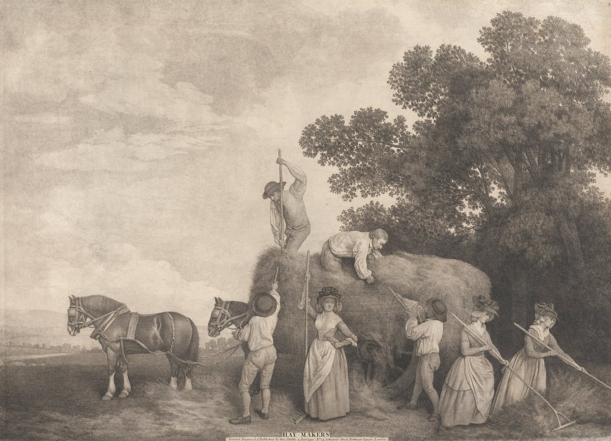 Hö-makare av George Stubbs