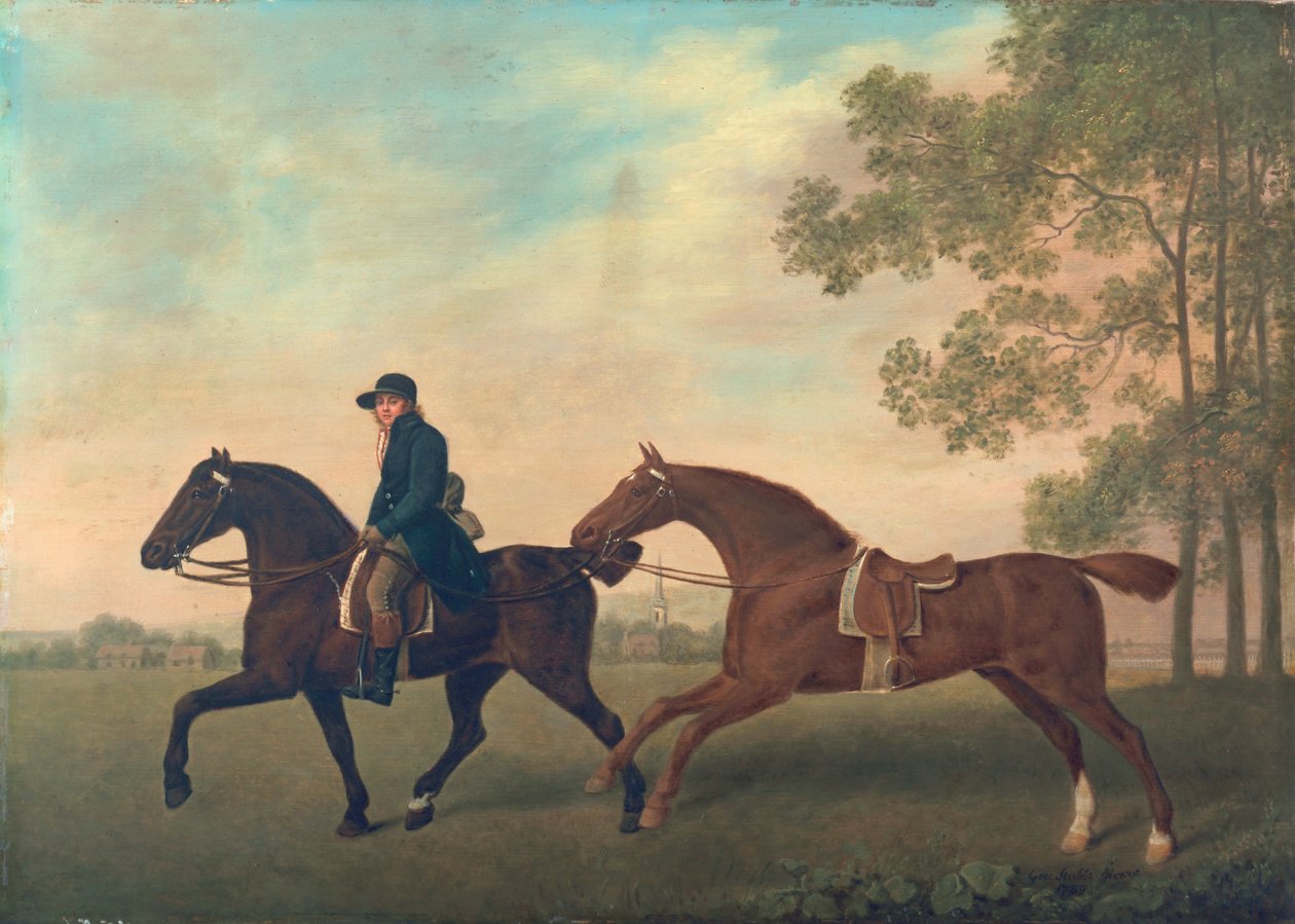 Två hack, 1789 av George Stubbs
