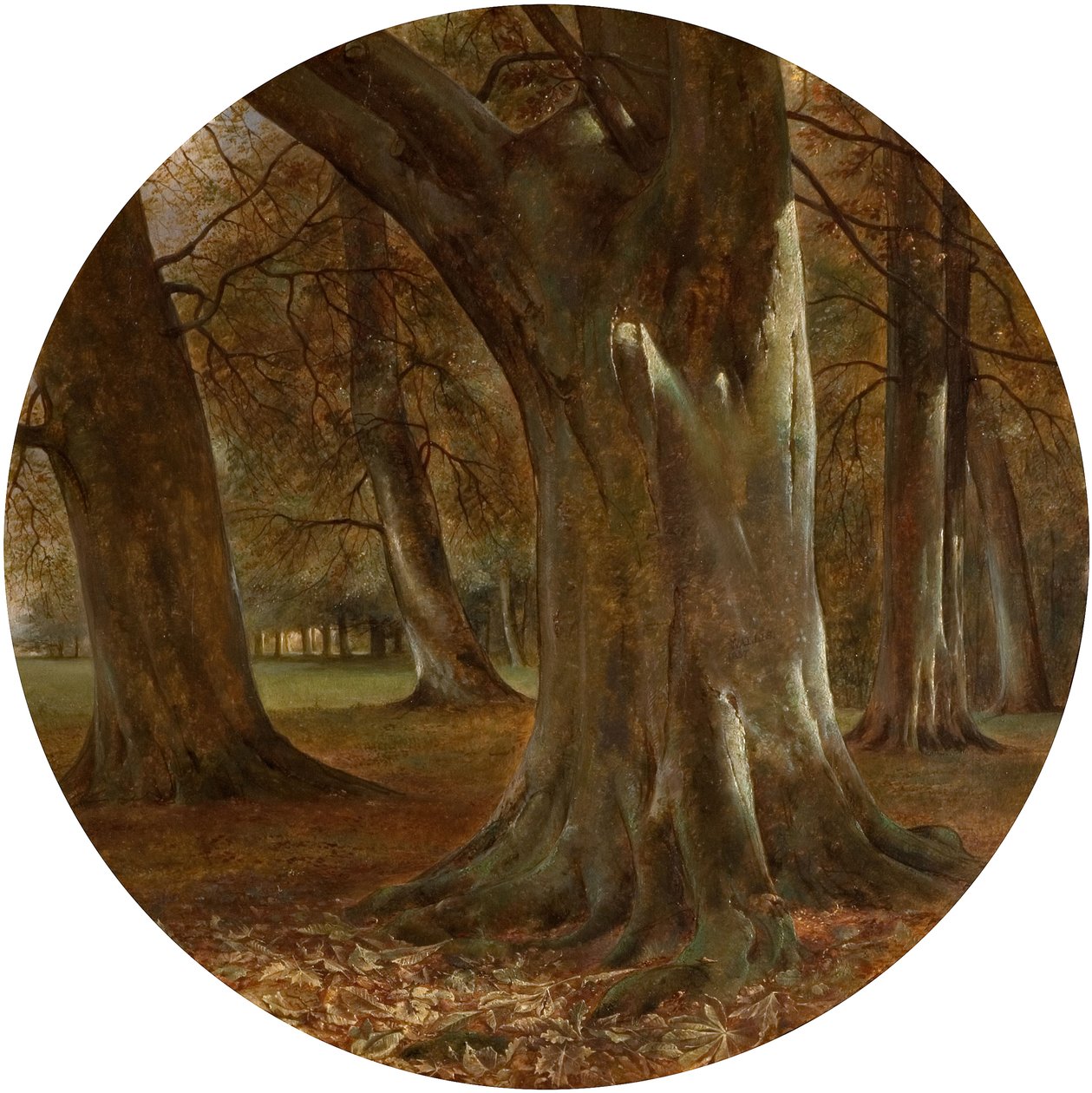 Årets fall, 1857. av George Wallis