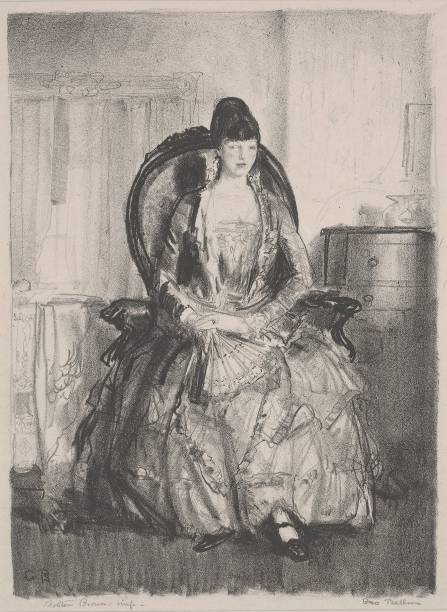 Emma i en stol av George Wesley Bellows