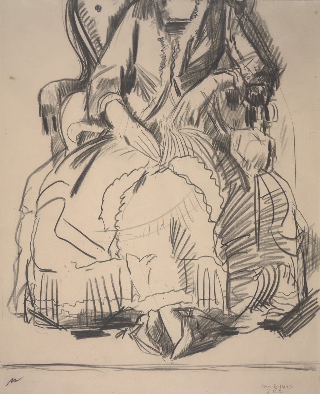 Emma i lila klänning av George Wesley Bellows