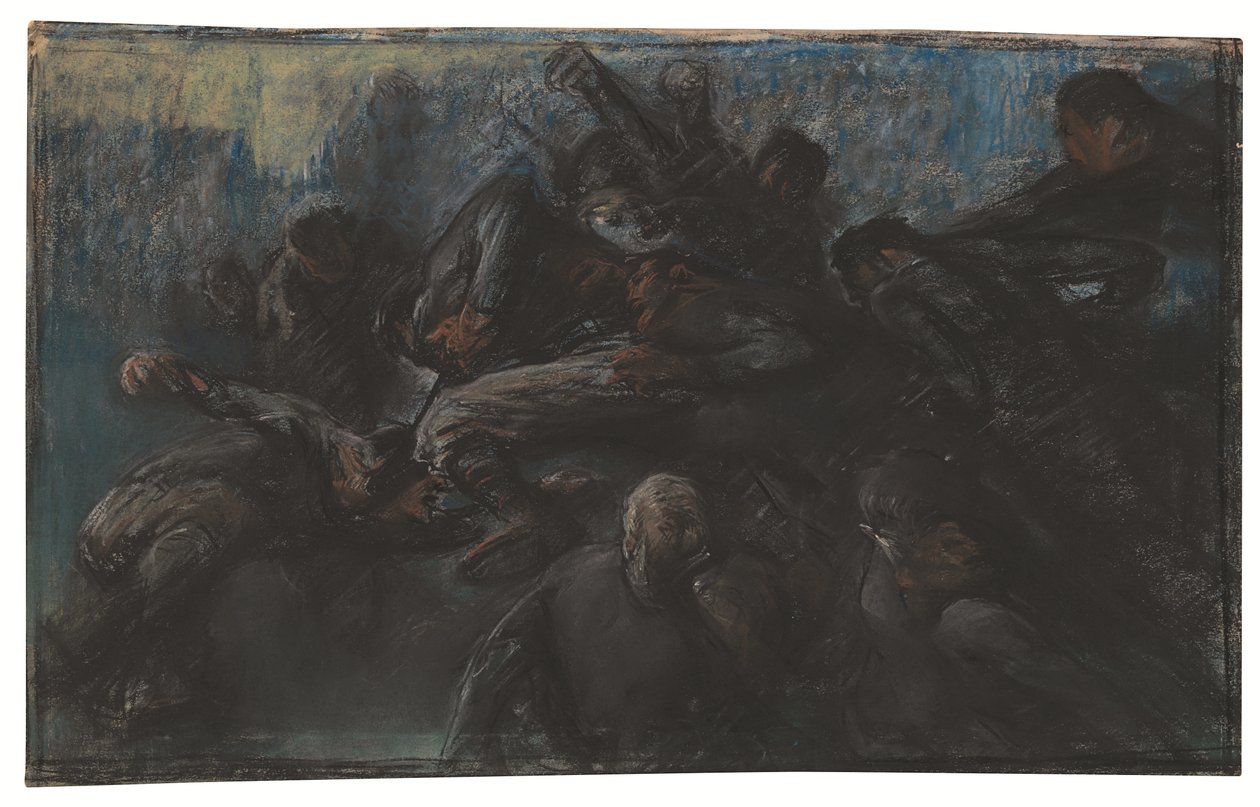 Fotbollsspel av George Wesley Bellows