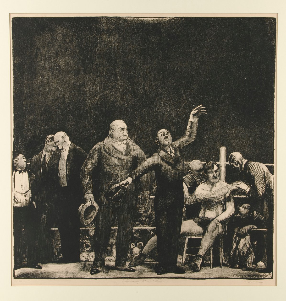 Vi presenterar John L. Sullivan av George Wesley Bellows