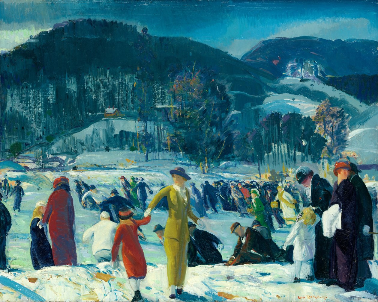 Kärlek till vintern, 1914. av George Wesley Bellows