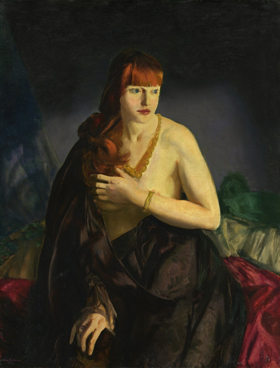 Naken med rött hår, 1920. av George Wesley Bellows