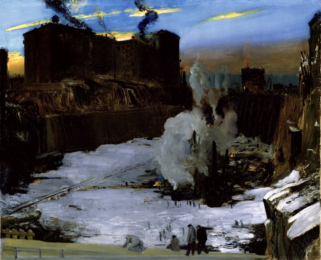 Pennsylvania Station Utgrävning av George Wesley Bellows